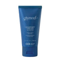 Blue tube of glymed+ Comfort Cream on a white background