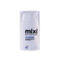 Skincare cream container labeled 'mixi Skincare Hydroxi' on a white background